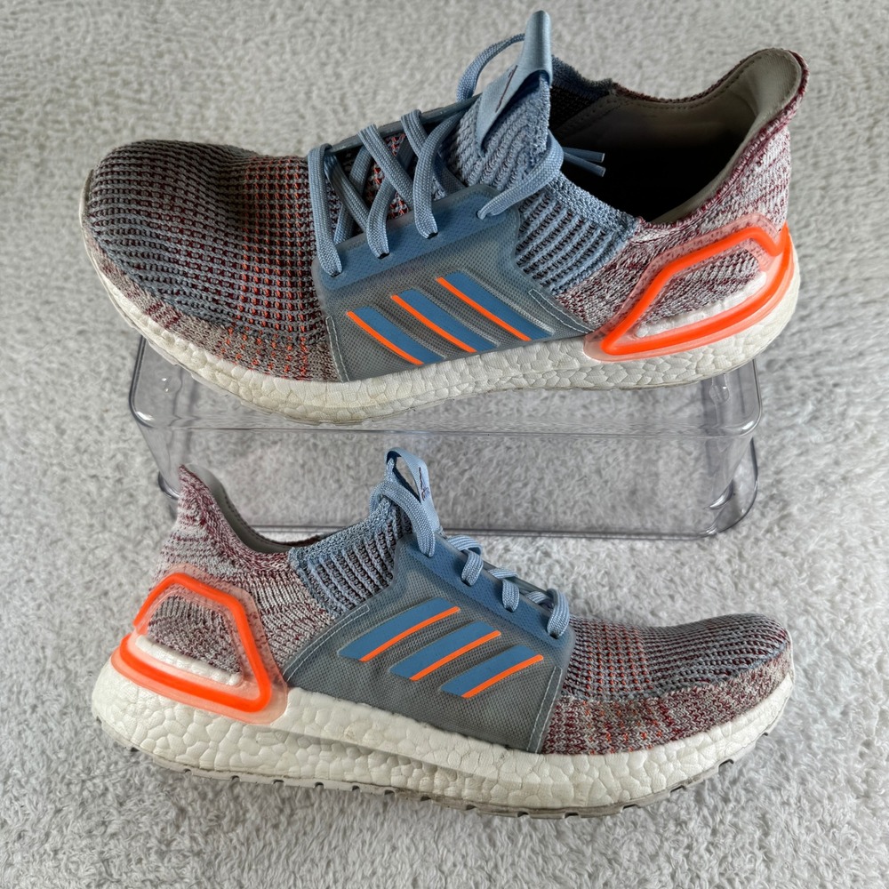 Adidas Running Shoes Womens Sz 9 Ultraboost 19 Coral Glow Blue Athletic Sneakers